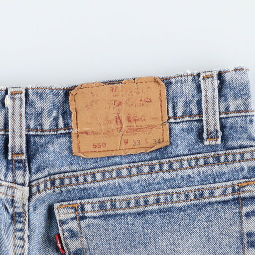 古着 90'S リーバイス Levi's 550-4891 テーパードデニムパンツ USA製 メンズw32相当 ヴィンテージ /eaa493873 【中古】 【241101】 【SS2509_10】