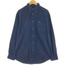 古着 90~00'S カルバンクライン Calvin klein 長袖 ボタンダウン シャモアクロスシャツ メンズXL相当 ヴィンテージ /eaa494619 ...