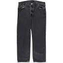 古着 リーバイス Levi's 501 ブラックデニム ストレートデニムパンツ メンズw36相当 /eaa494736 【中古】 【241011】(4)
