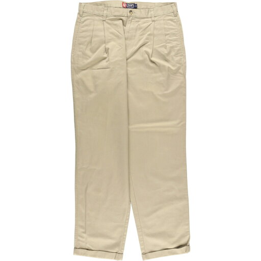 古着 90'S ラルフローレン Ralph Lauren CHAPS チャップス ツータック チノパンツ メンズw35相当 ヴィンテージ /eaa494780 【中古】 【241007】 【SS2506_30】