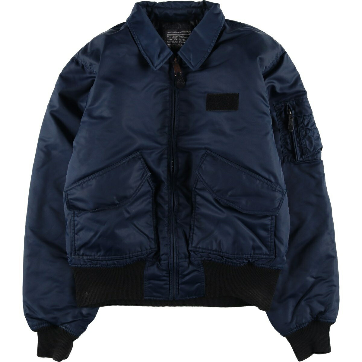 Rakuten - 古着 民間品 アヴィレックス AVIREX CWU-45/Pタイプ 中綿入り ミリタリー フライトジャケット メンズXL相当 /eaa495273 【中古】 【260325】 ネイビー系 春秋冬