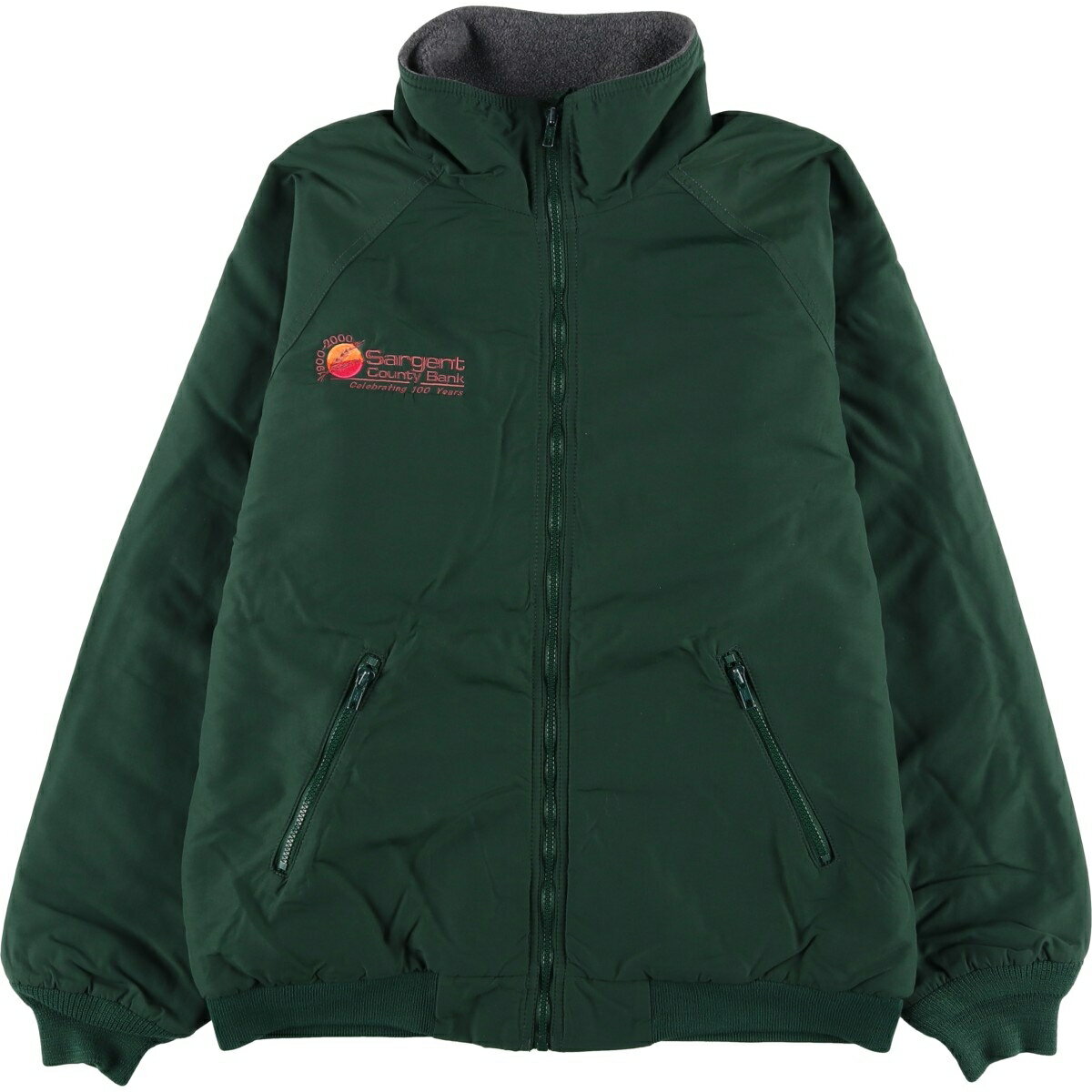 樂天商城 - 古着 80~90'S ランズエンド LANDS' END 中綿ジャケット パファージャケット USA製 メンズM相当 /eaa495284 【中古】 【260321】 【GR-NV】 グリーン系 春秋冬