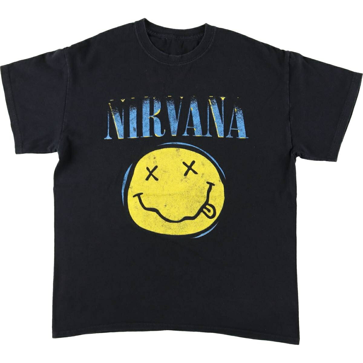 樂天商城 - 古着 NIRVANA ニルヴァーナ バンドTシャツ バンT メンズM相当 /eaa495327 【中古】 【260323】 ブラック系 春夏秋