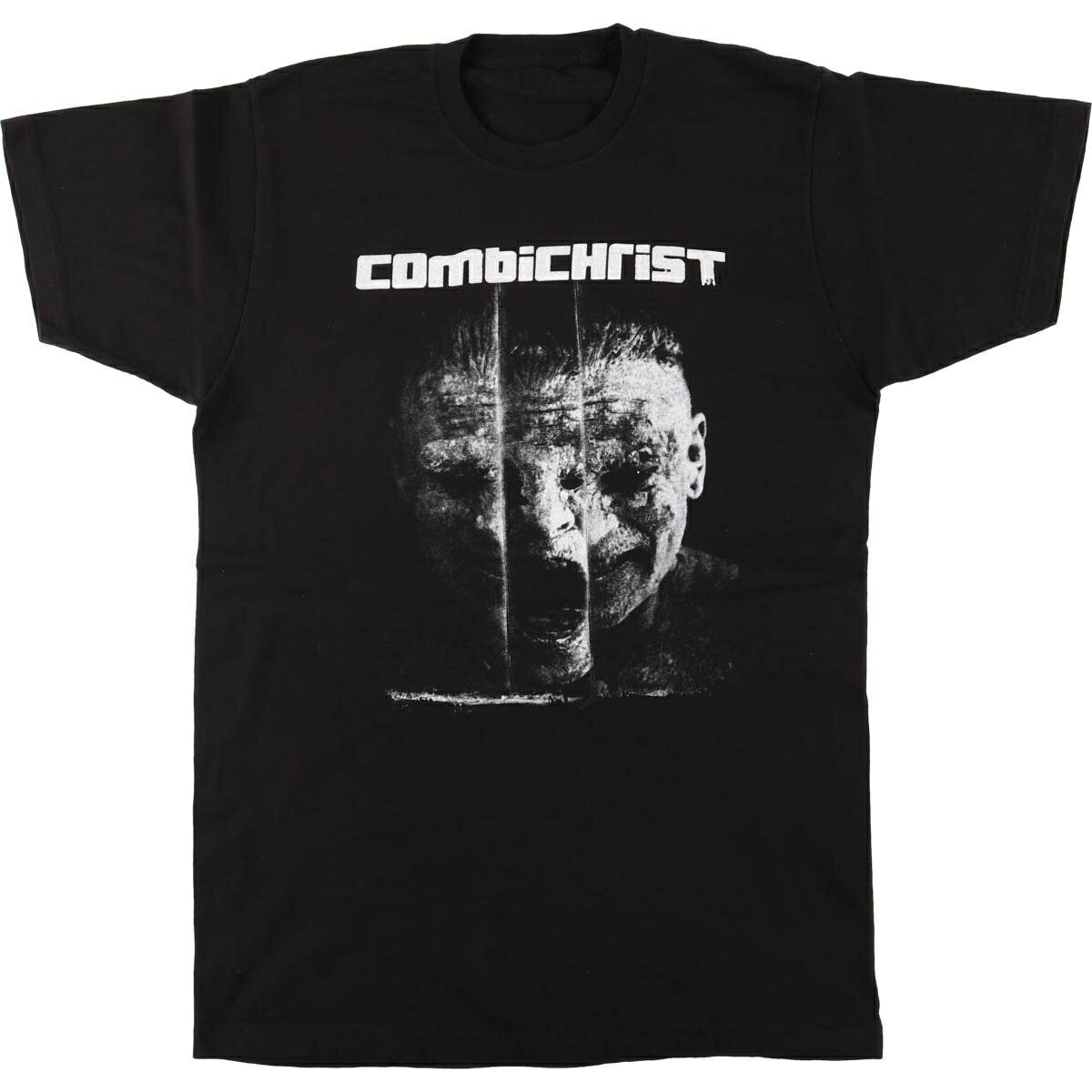 樂天商城 - 古着 COMBICHRIST コンビクリスト バンドTシャツ バンT メンズS相当 /eaa495339 【中古】 【260325】 ブラック系 春夏秋