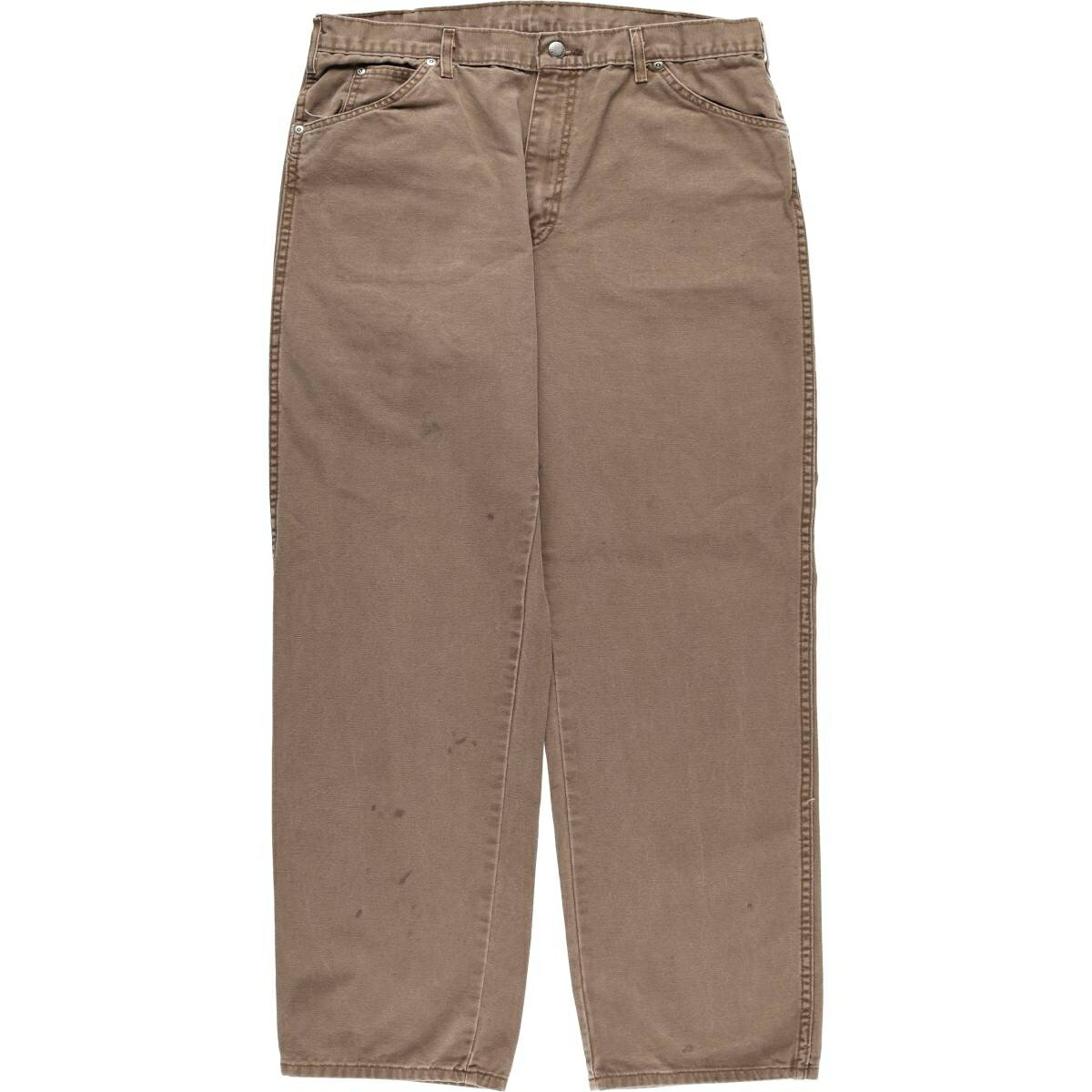 乐天商城 - 古着 ディッキーズ Dickies ダックワークパンツ メンズw36相当 /eaa495618 【中古】 【260325】 ブラウン系 春夏秋冬