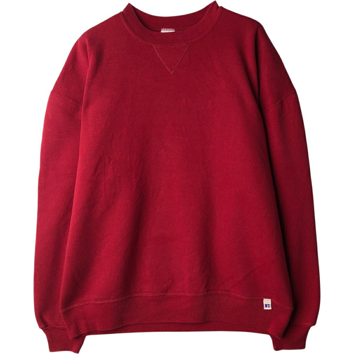 Rakuten - 古着 90'S ラッセル Russell ATHLETIC 無地 ブランクスウェットシャツ トレーナー USA製 メンズXL相当 長袖 ヴィンテージ /eaa495648 【中古】 【260330】