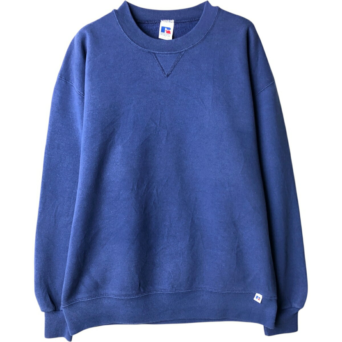 樂天商城 - 古着 90'S ラッセル Russell ATHLETIC 無地 ブランクスウェットシャツ トレーナー USA製 メンズL相当 ヴィンテージ /eaa495656 【中古】 【260330】