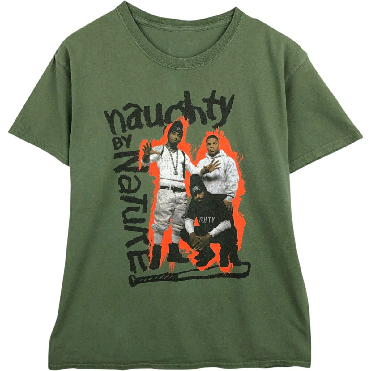 レア ニューキッズオンザブロック ソントンペパ ノーティバイネイチャー Tシャツ 古着 NEW KIDS ON THE BLOCK ニューキッズオンザブロック カットオフ
