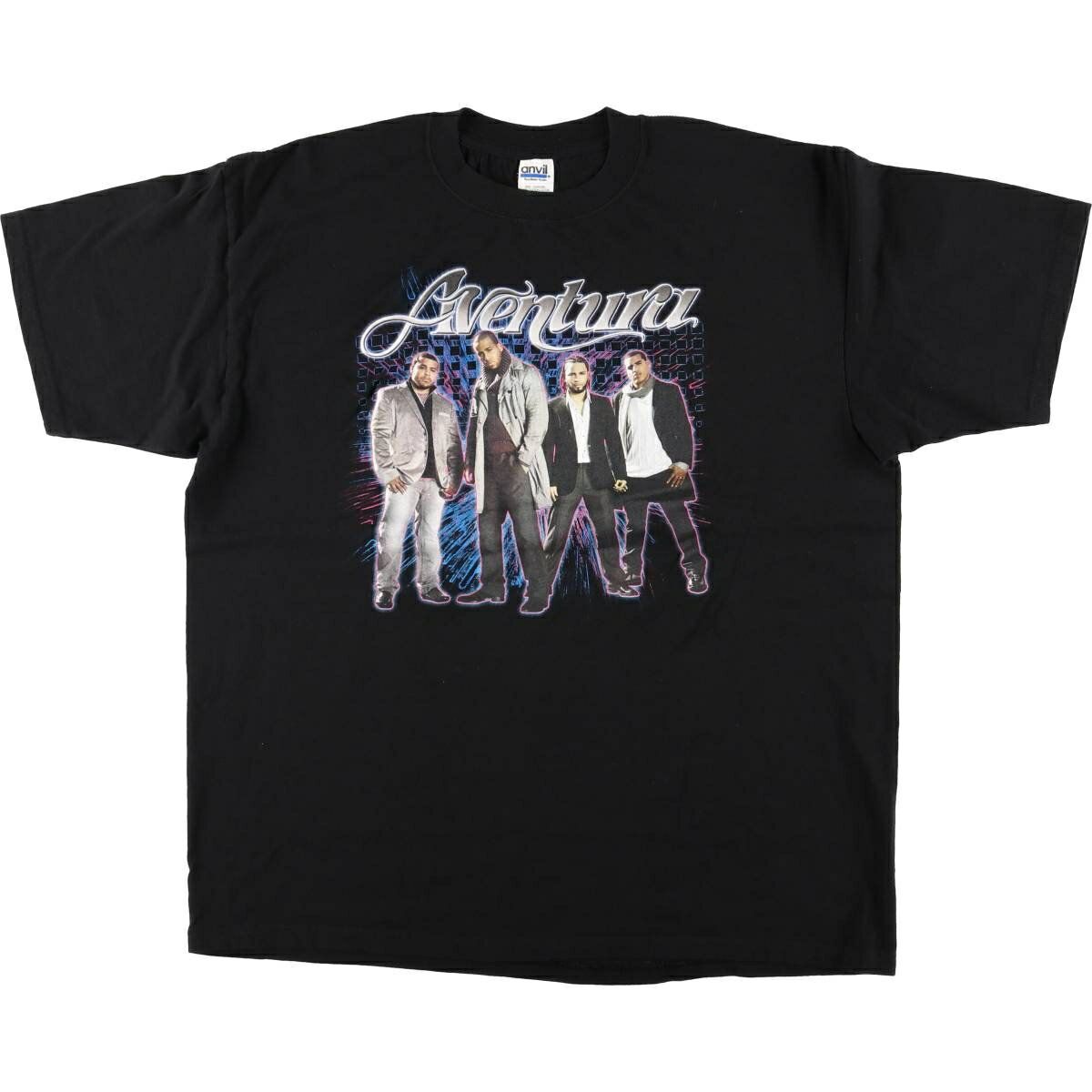 古着 アンビル Anvil Aventura バンドTシャツ バンT メンズXL相当 /eaa495747 【中古】 【260323】 ブラック系 春夏秋