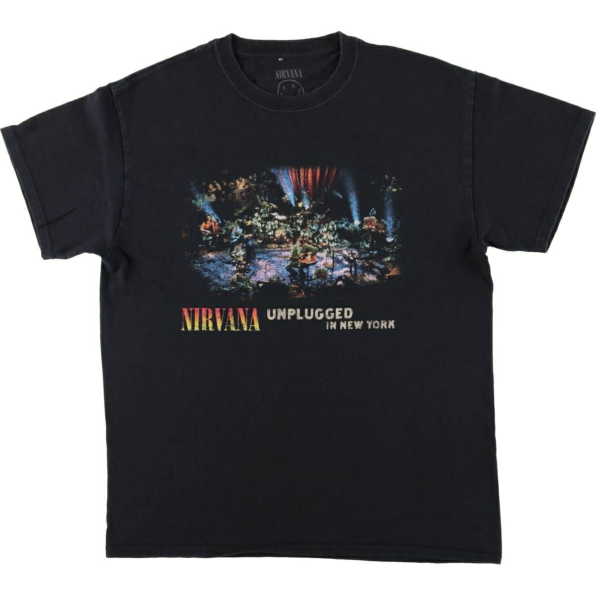 樂天商城 - 古着 NIRVANA ニルヴァーナ バンドTシャツ バンT メンズM相当 /eaa495890 【中古】 【260323】 ブラック系 春夏秋
