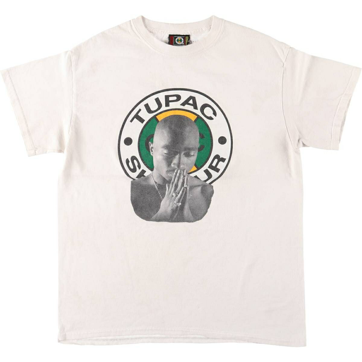 Rakuten - 古着 2pac トゥーパック ラップTシャツ ラップT メンズM相当 /eaa495893 【中古】 【260323】 ホワイト系 春夏秋