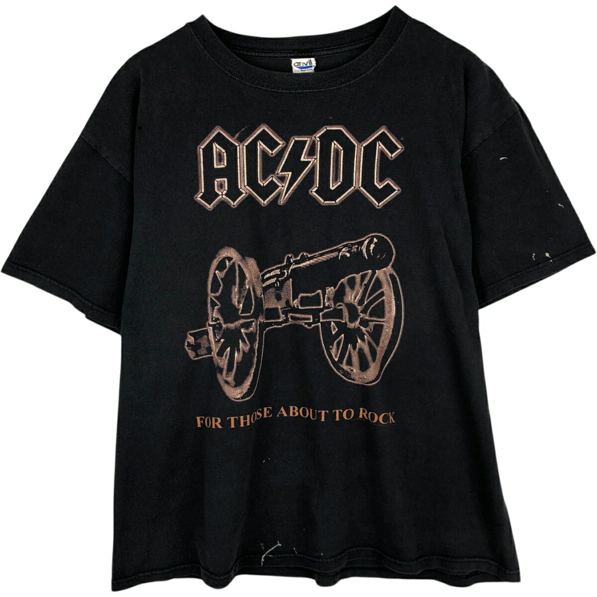 古着 アンビル Anvil AC/DC エーシーディーシー バンドTシャツ バンT メンズXL相当 /eaa495959 【中古】 【260323】 ブラック系 春夏秋