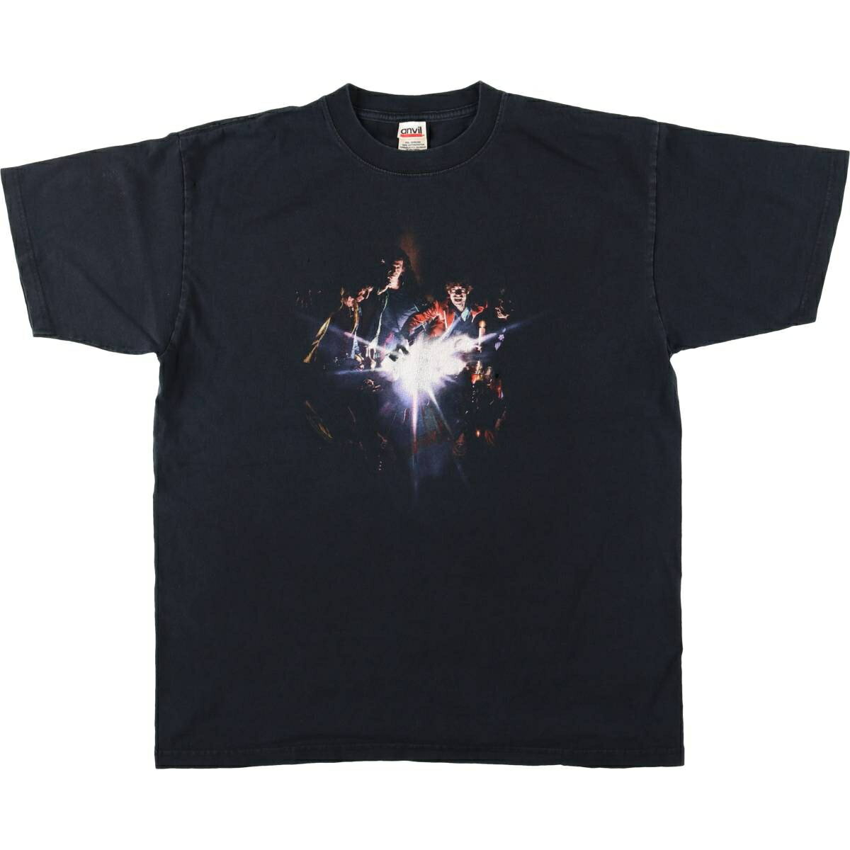 古着 アンビル Anvil The Rolling Stones ローリングストーンズ バンドTシャツ バンT メンズL相当 /eaa495969 【中古】 【260322】 ブラック系 春夏秋