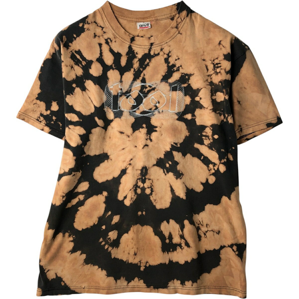 古着 90'S アンビル Anvil TOOLトゥール タイダイ柄 バンドTシャツ バンT メンズL相当 ヴィンテージ /eaa495971 【中古】 【260325】 ブラウン系 春夏秋