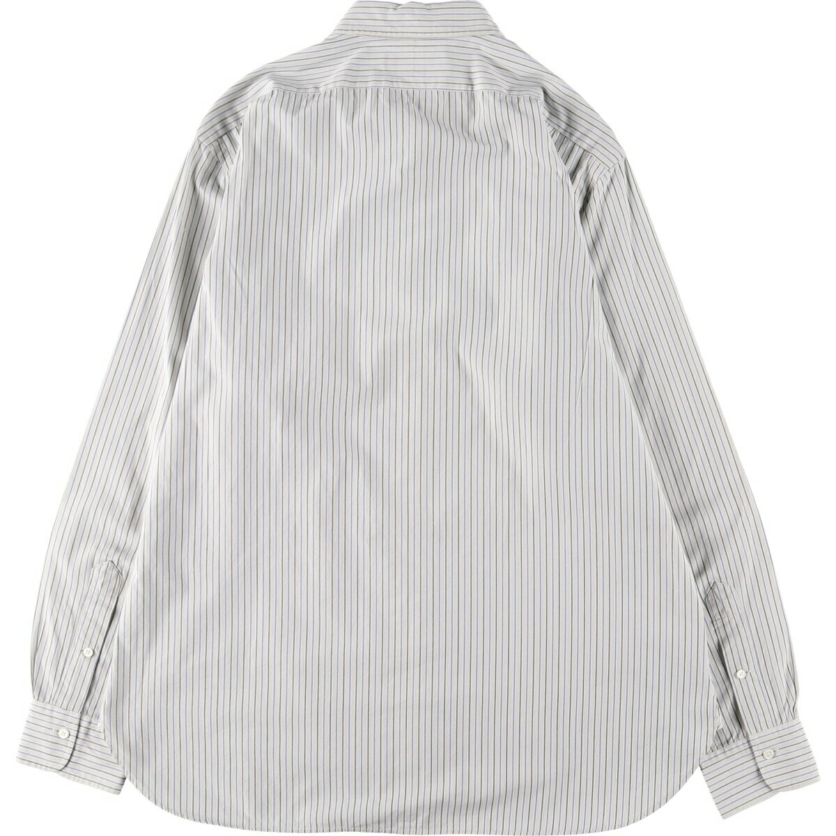 古着 ラルフローレン Ralph Lauren CUSTOM FIT ストライプ柄 ラウンドカラー 長袖 ボタンダウンストライプシャツ メンズL相当 /eaa496056 【中古】 【241026】 【SS2506_30】