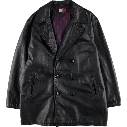 古着 90'S トミーヒルフィガー TOMMY HILFIGER レザーカーコート メンズL相当 ヴィンテージ /eaa496118 【中古】 【241021】 【K2411-200pt】 【SS2506_10】 古着 90'S トミーヒルフィガー TOMMY HILFIGER レザーカーコート メンズL相当 ヴィンテージ /eaa496118 【中古】 【241021】 【K2411-200pt】 【SS2506_10】