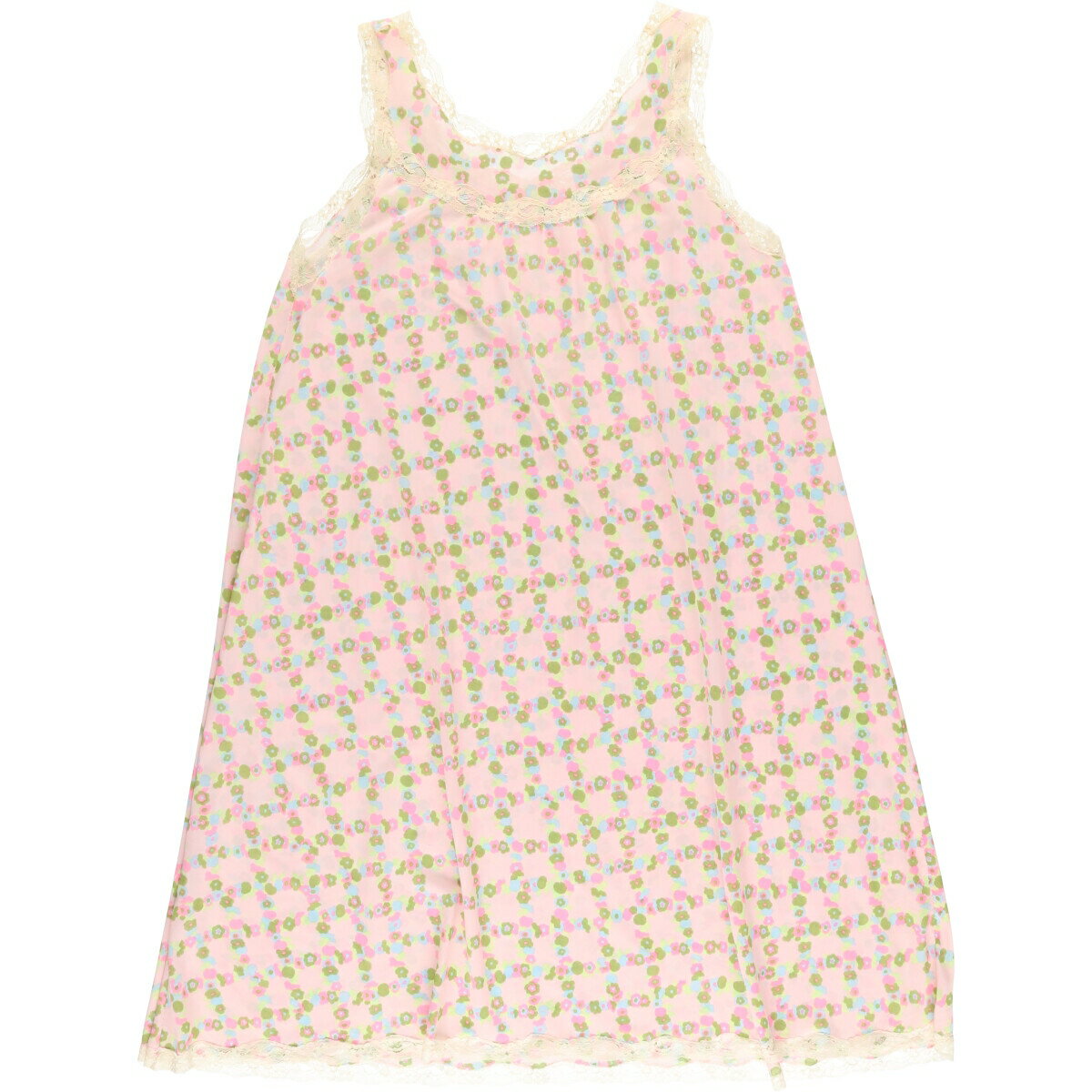 古着 RHODIATOCE 花柄 ノースリーブワンピース レディースM相当 /eaa496714 【中古】 【241020】 【Elulu/エルル】 【SS2509_30】