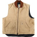 古着 00'S カーハート Carhartt ダックベスト メンズXXL相当 /eaa497164 【中古】 【241219】