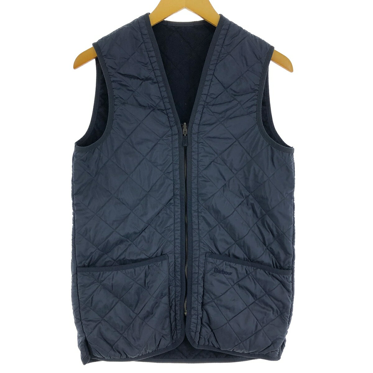 未使用品 Barbour ベスト 36 ブラック メンズ SMB0204 スープリームス