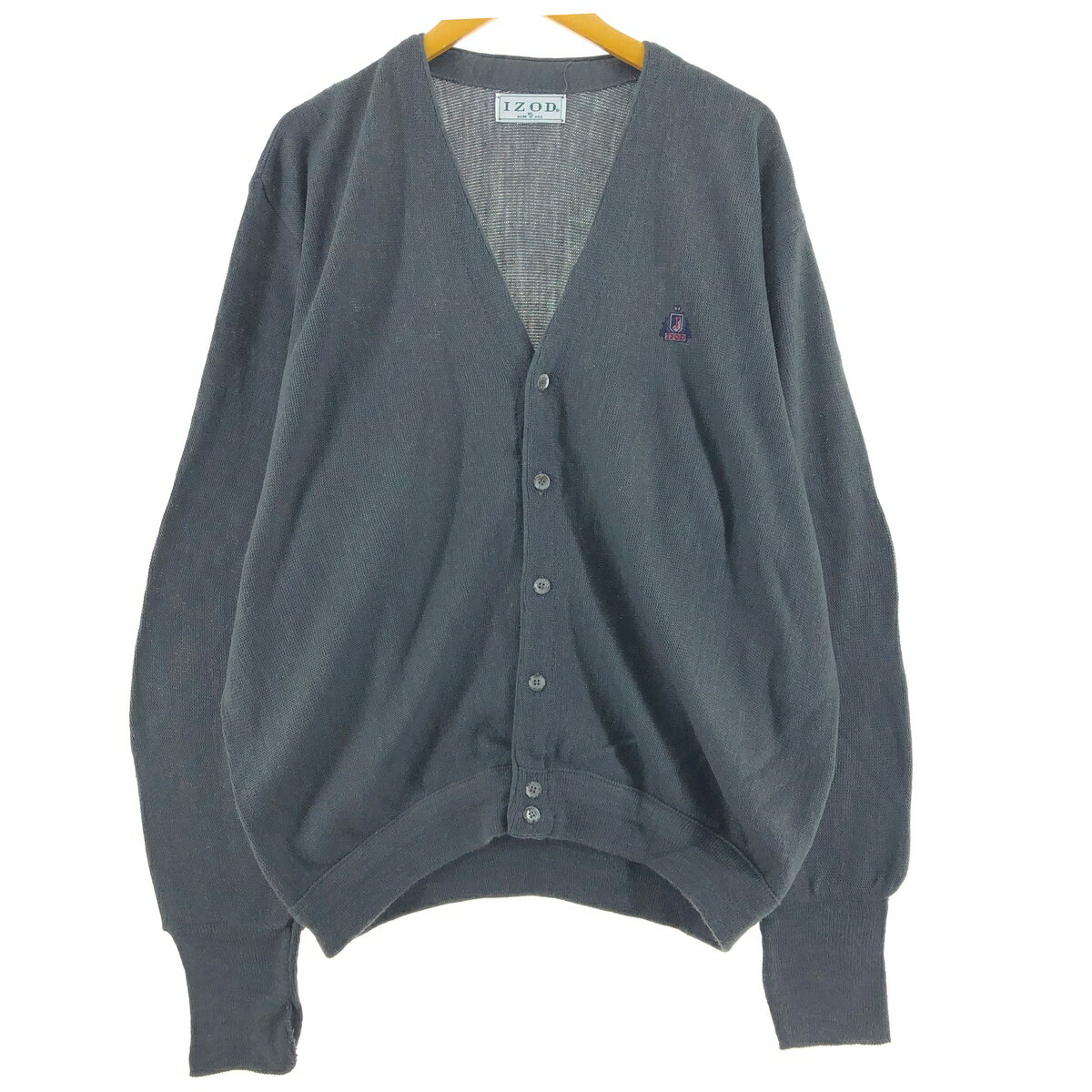 古着 アイゾッド IZOD アクリルニットカーディガン USA製 メンズXL相当 /eaa497344 【中古】 【241206】 【SS2512_30】