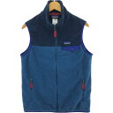 古着 パタゴニア Patagonia ライトウェイトシンチラベスト 25500SP15 フリースベスト メンズM相当 /eaa497872 【中古】 【2412...