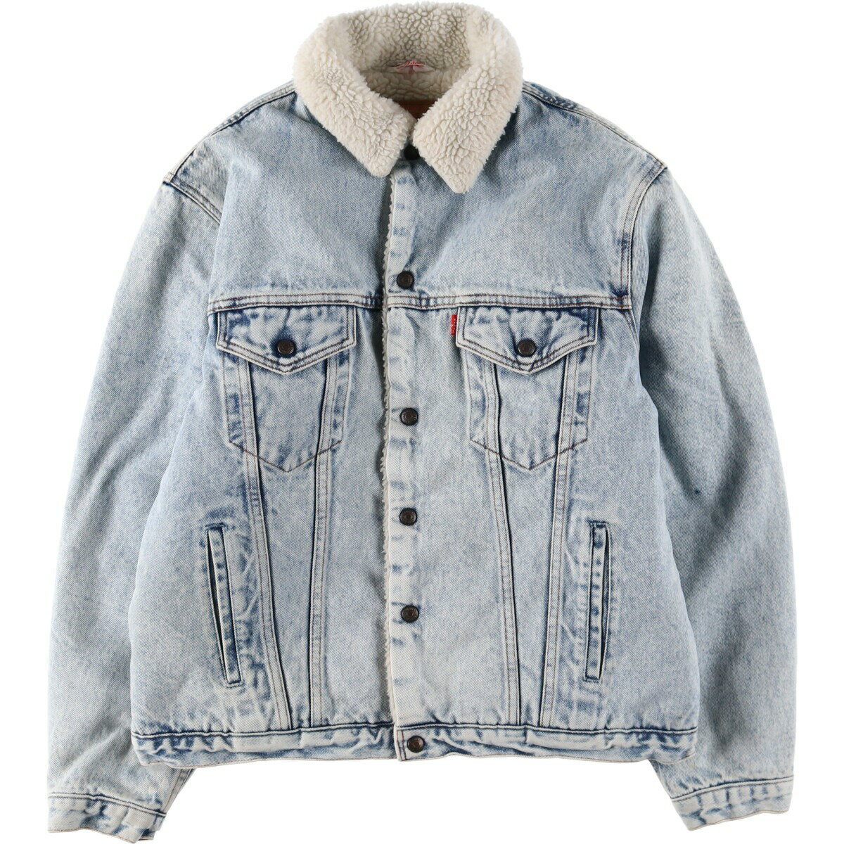 古着 80'S リーバイス Levi's 70608 02 デニムボアジャケット メンズL相当 ヴィンテージ /eaa498348 【中古】 【250120】