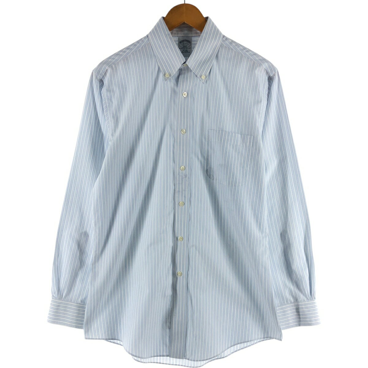 Rakuten - 古着 ブルックスブラザーズ Brooks Brothers 346 マルチストライプ 長袖 ボタンダウンストライプシャツ メンズM相当 /eaa498477 【中古】 【250206】 【SS2603_50】