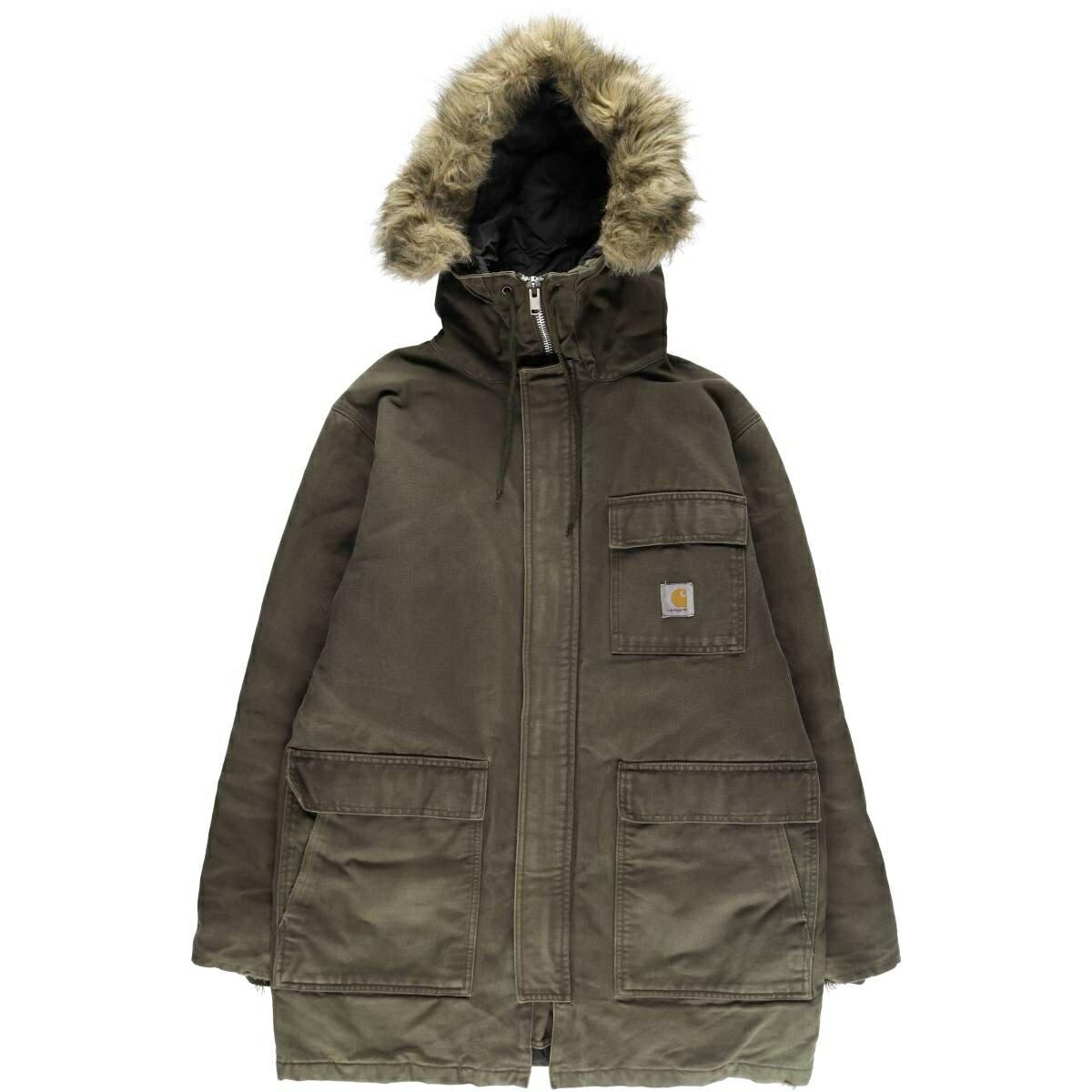 古着 カーハート Carhartt シベリアンパーカー ダックフルジップパーカー メンズL相当 /eaa498701 【中古】 【250120】
