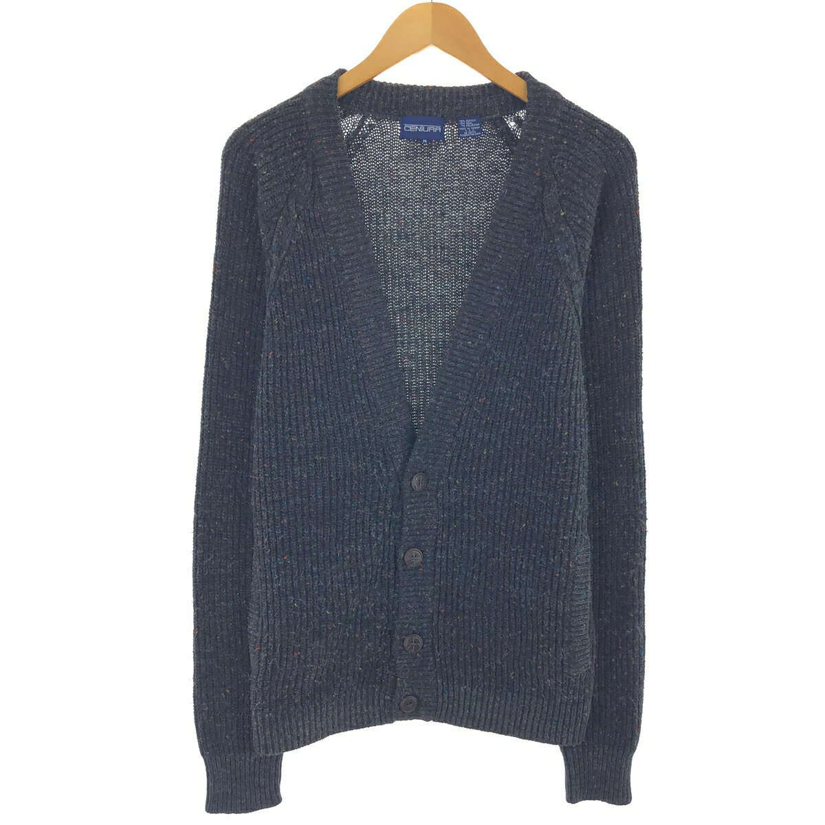 商品詳細 ブランド・CENTURA・ 特徴・長袖・カラーネップ・ モデル/形状・アクリルニットカーディガン・ 素材・アクリル:78%・ウール:15%・ポリエステル:7%・ 色・グレー系 灰色・ 柄・無地・ 生産国・台湾製・ 年代 サイズ・表記サイズ:M・着丈:63.5cm・身幅:61cm・裄丈:91cm・袖丈(脇下計測):54cm・ コンディション・B・ カテゴリ・メンズ・トップス・カーディガン・ 商品番号・eaa499544・ 取扱店・・ スタッフコメントCENTURA アクリルニットカーディガン / 商品番号 eaa499544 USEDですので使用感などございますが、まだまだご愛用していただけます。 古着という事をご理解の上ご注文よろしくお願いします。※状態は当社独自の基準です。 表記サイズ着丈身幅裄丈袖丈(脇下計測) M(※着用感、表記サイズは目安です。)63.5cm61cm91cm54cm ※測定値の若干の誤差はご了承下さい。サイズガイドはこちら ブランドCENTURA 特徴長袖 / カラーネップモデル/形状アクリルニットカーディガン素材アクリル:78% / ウール:15% / ポリエステル:7%色グレー系 灰色柄無地生産国台湾製年代-カテゴリカーディガン商品番号eaa499544取扱店　　 CENTURAの他の商品を見るカーディガンの他の商品を見る