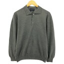 古着 CONTE di MILANO ポロニットセーター メンズXL相当 /eaa499578 【中古】 【241102】 ss2501_30(4)