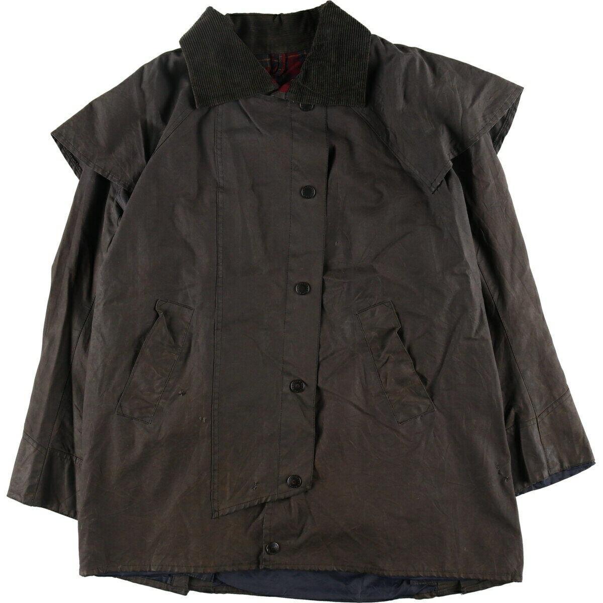古着 バブアー Barbour BACK HOUSE バックハウス ワックスコットン オイルドジャケット ニュージーランド製 C38 メンズM相当 /eaa499708 【中古】 【241103】 【K2411】 ss2503_30