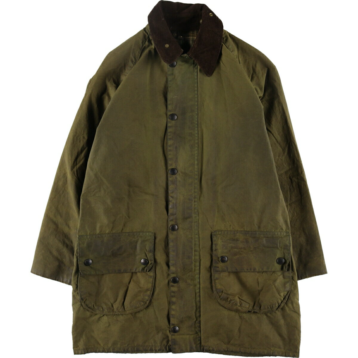 古着 80'S バブアー Barbour GAMEFAIR ゲームフェアー 2ワラント ワックスコットン オイルドジャケット 英国製 C38 メンズM相当 ヴィンテージ /eaa499716 【中古】 【241104】 【K2411】 ss2503_30