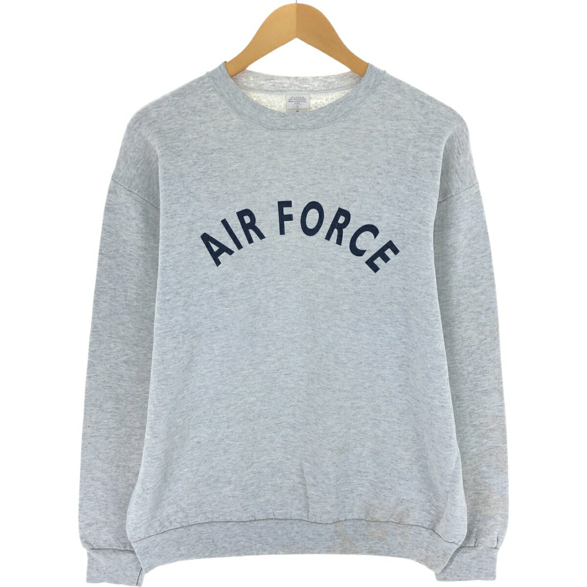 古着 CAMPBELLSVILLE APPAREL COMPANY U.S.AIR FORCE プリントスウェットシャツ トレーナー USA製 メンズM相当 /eaa500495 【中古】 【241117】 【SS2506_30】