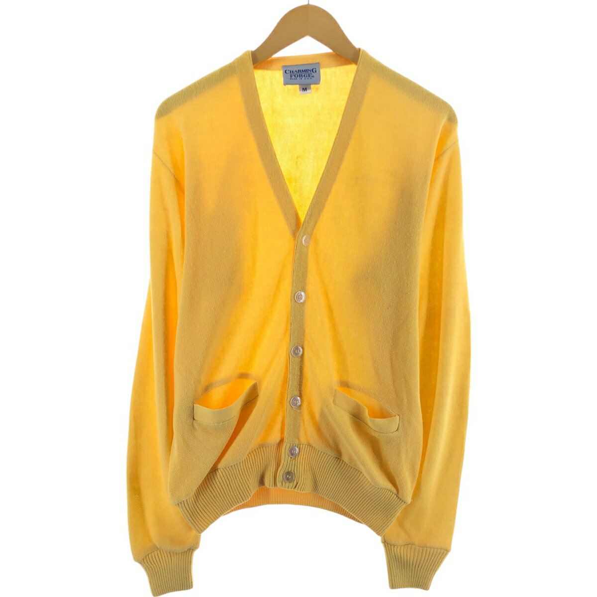 古着 CHARMING FORGE アクリルニットカーディガン USA製 メンズM相当 /eaa500956 【中古】 【241202】 【ss2601_50】