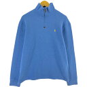 古着 ラルフローレン Ralph Lauren POLO by Ralph Lauren ハーフジップスウェットシャツ トレーナー メンズL相当 /eaa501...