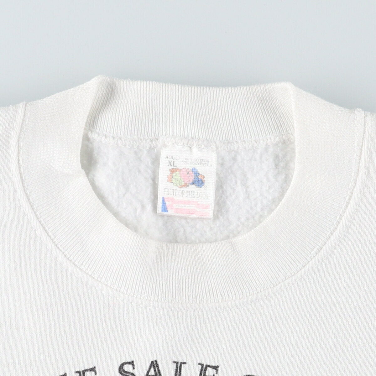 古着 90'S フルーツオブザルーム FRUIT OF THE LOOM プリントスウェットシャツ トレーナー USA製 メンズXL相当 ヴィンテージ /eaa501304 【中古】 【250131】