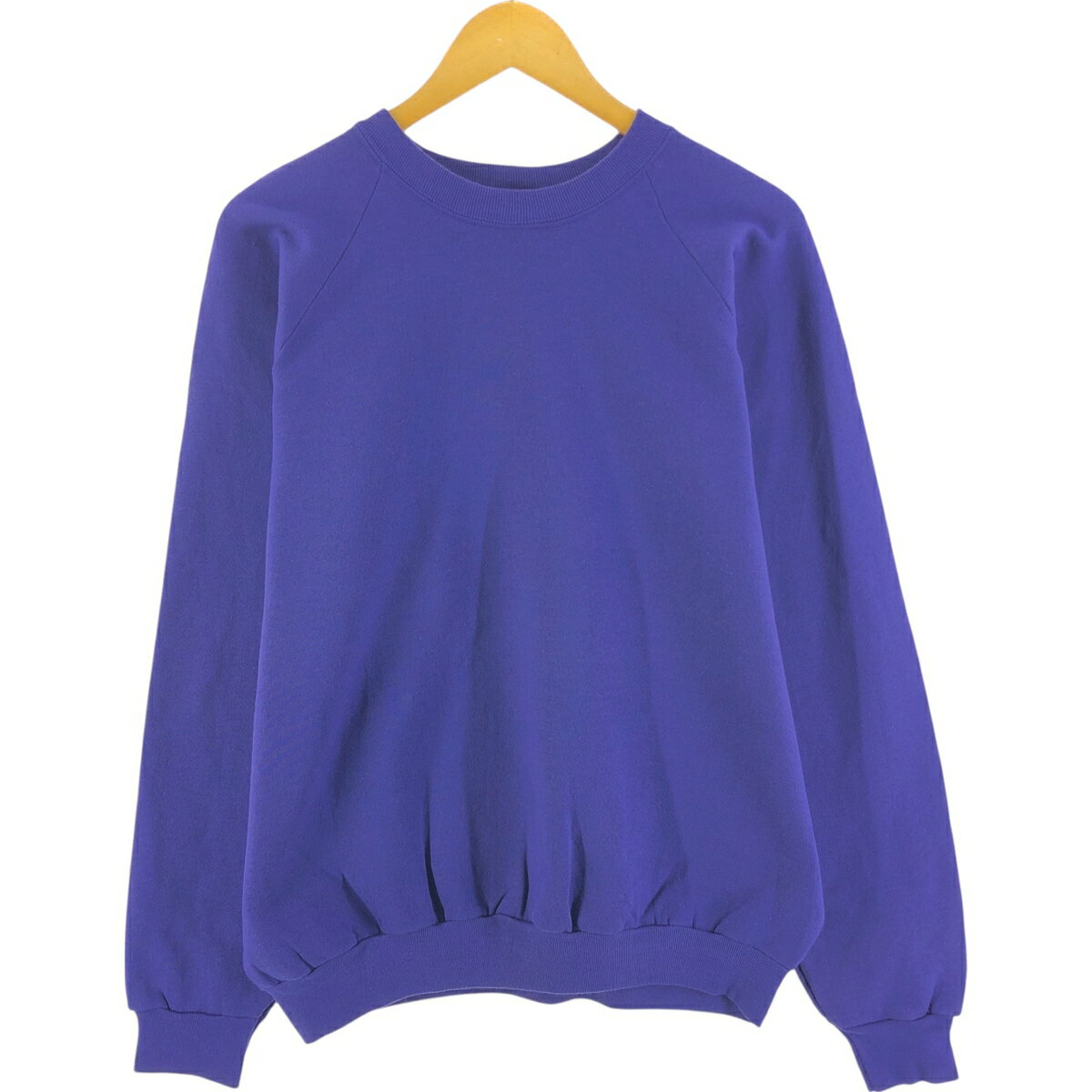 古着 90'S フルーツオブザルーム FRUIT OF THE LOOM 無地 ブランクスウェットシャツ トレーナー USA製 メンズXL相当 ヴィンテージ /eaa501417 【中古】 【250221】