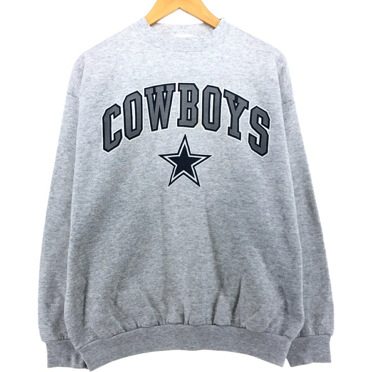 古着 90'S タルテックス TULTEX MAXIMUM SWEATS NFL DALLAS COWBOYS ダラスカウボーイズ ロゴスウェットシャツ トレーナー USA製 メンズL相当 ヴィンテージ /eaa501529 【中古】 【250504】 【SS2603_30】