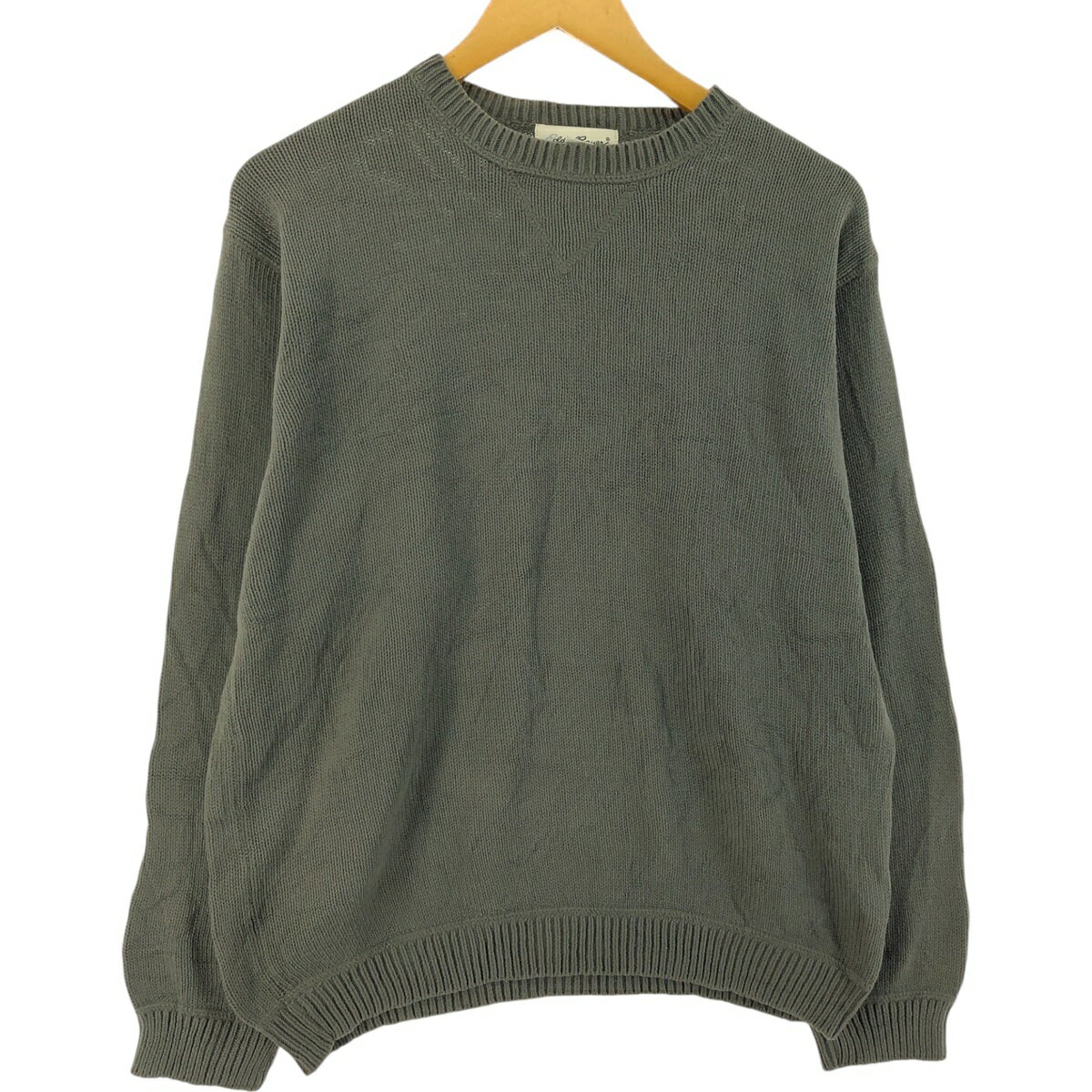 古着 エディーバウアー Eddie Bauer コットンニットセーター メンズM相当 /eaa501580 【中古】 【250309】