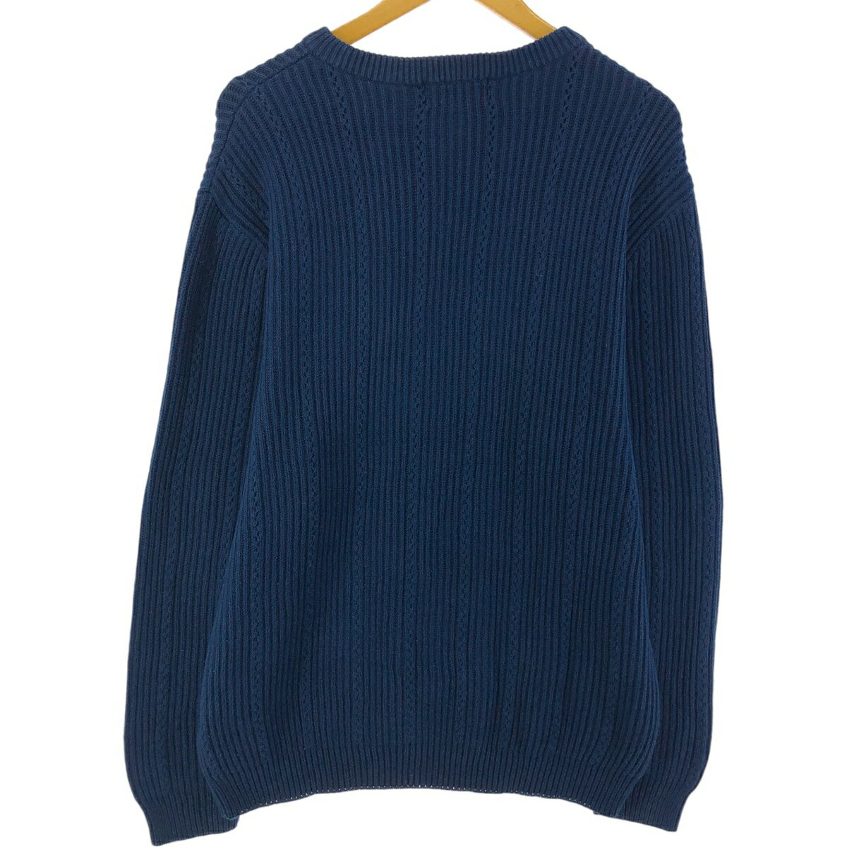 古着 90'S ラルフローレン Ralph Lauren CHAPS チャップス リブ編み コットンニットセーター メンズM相当 ヴィンテージ /eaa501721 【中古】 【250308】 【SS2509_30】