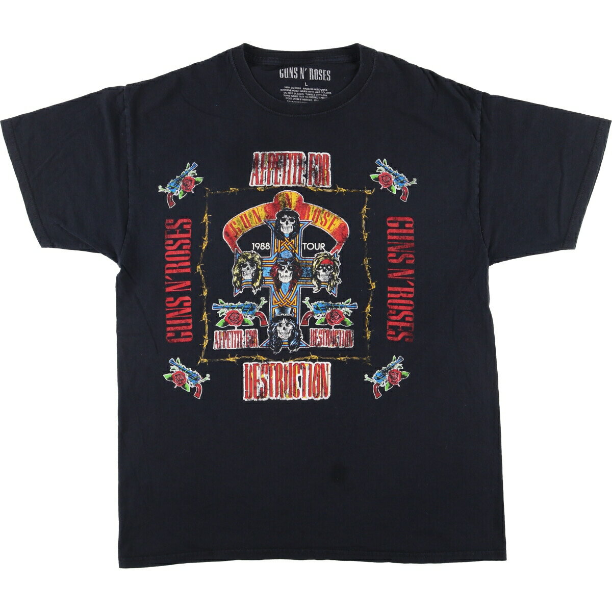 Rakuten - 古着 GUNS N' ROSES ガンズアンドローゼズ バンドTシャツ バンT メンズL相当 /eaa501974 【中古】 【250524】 【SS2606_50