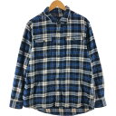 古着 オービス ORVIS 長袖 ヘビーネルチェックシャツ メンズL相当 /eaa503130 【中古】 【241202】