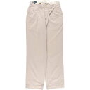 古着 ラルフローレン Ralph Lauren POLO by Ralph Lauren ANDRWE PANT ツータック チノパンツ メンズw32相当/eaa503259 【中古】 【241119】 【SS2506_30】(4)