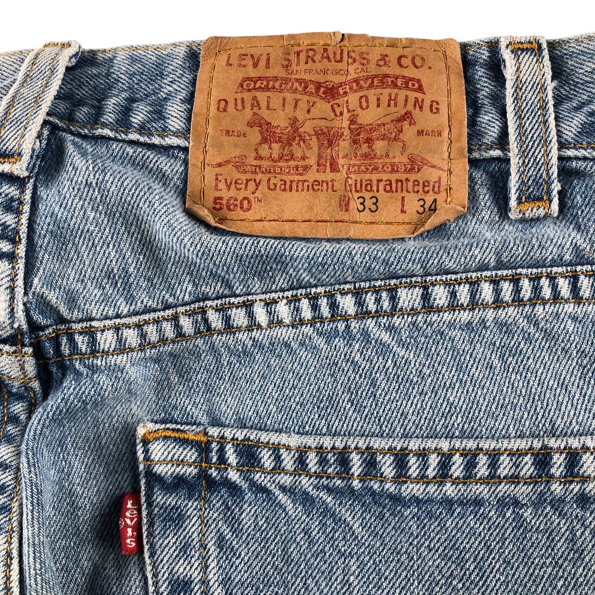 古着 リーバイス Levi's 560 LOOSE FIT テーパードデニムパンツ メンズw33相当 /eaa503284 【中古】 【241117】 【SS2506_10】