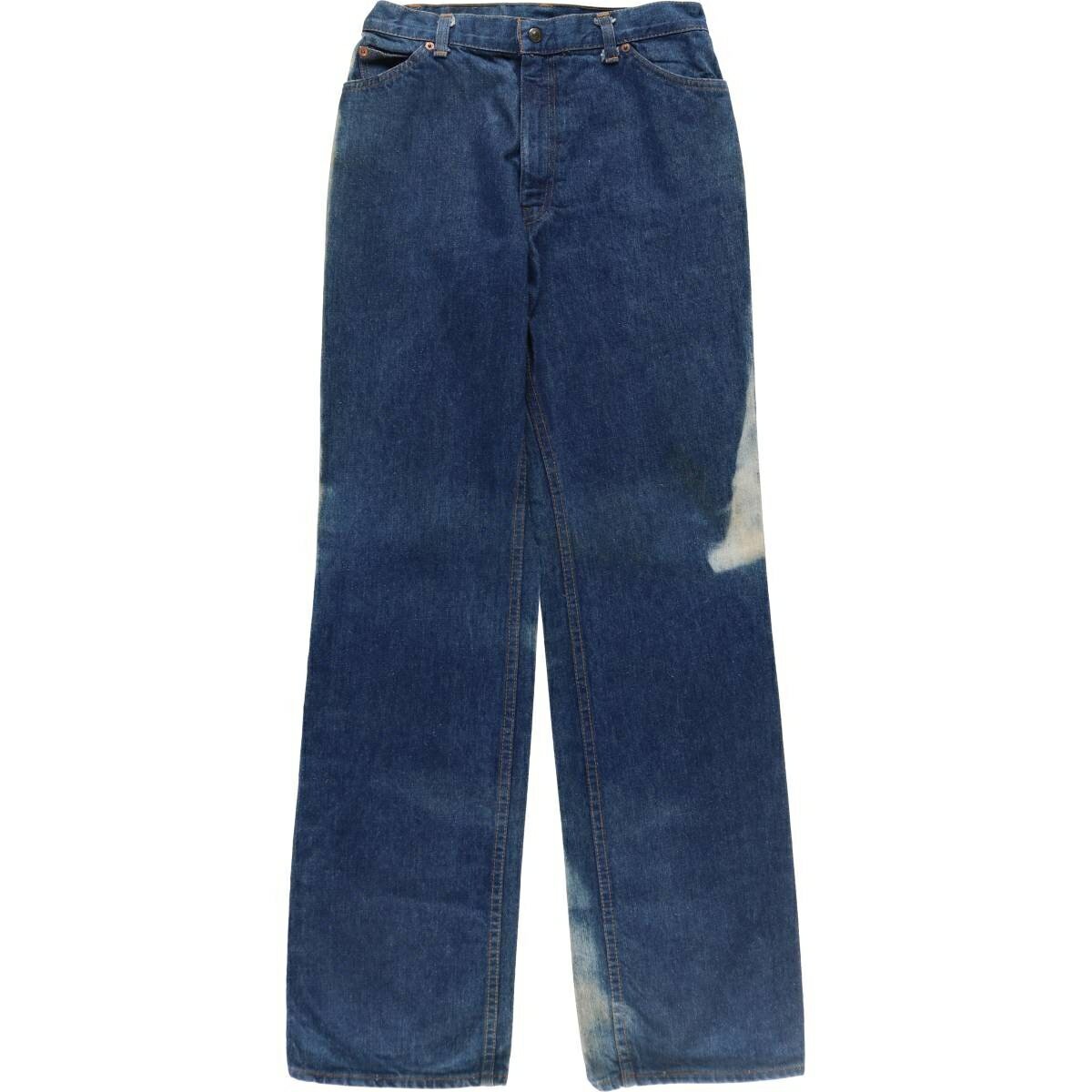 古着 70'S リーバイス Levi's 26048 0214 オレンジタブ ストレートデニムパンツ USA製 レディースL(w27)相当 ヴィンテージ /eaa503698 【中古】 【241129】 【Elulu/エルル】 【SS2506_30】