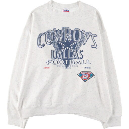 古着 90'S TRENCH NFL DALLAS COWBOYS ダラスカウボーイズ プリントスウェットシャツ トレーナー USA製 メンズXL相当 ヴィンテージ /eaa503703 【中古】 【241118】 【SS2506_30】 古着 90'S TRENCH NFL DALLAS COWBOYS ダラスカウボーイズ プリントスウェットシャツ トレーナー USA製 メンズXL相当 ヴィンテージ /eaa503703 【中古】 【241118】 【SS2506_30】
