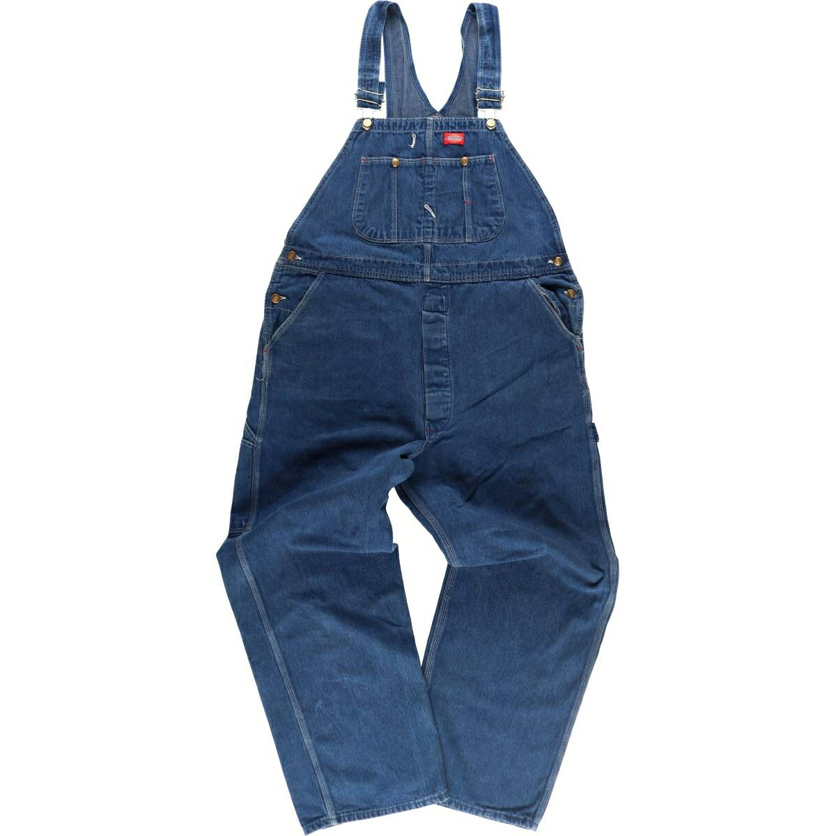 古着 ビッグサイズ 90'S~ ディッキーズ Dickies デニムオーバーオール USA製 メンズw41相当 /eaa503747 【中古】 【241124】
