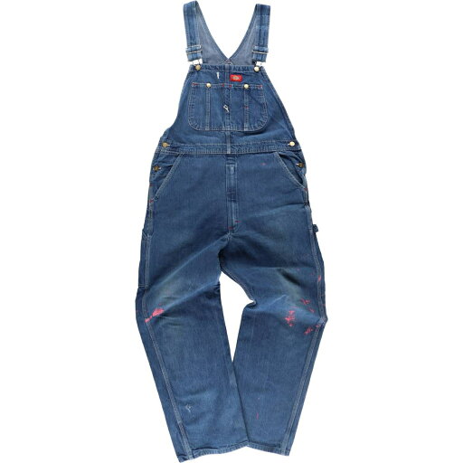 古着 ディッキーズ Dickies デニムオーバーオール メンズw36相当 /eaa503756 【中古】 【241205】 古着 ディッキーズ Dickies デニムオーバーオール メンズw36相当 /eaa503756 【中古】 【241205】
