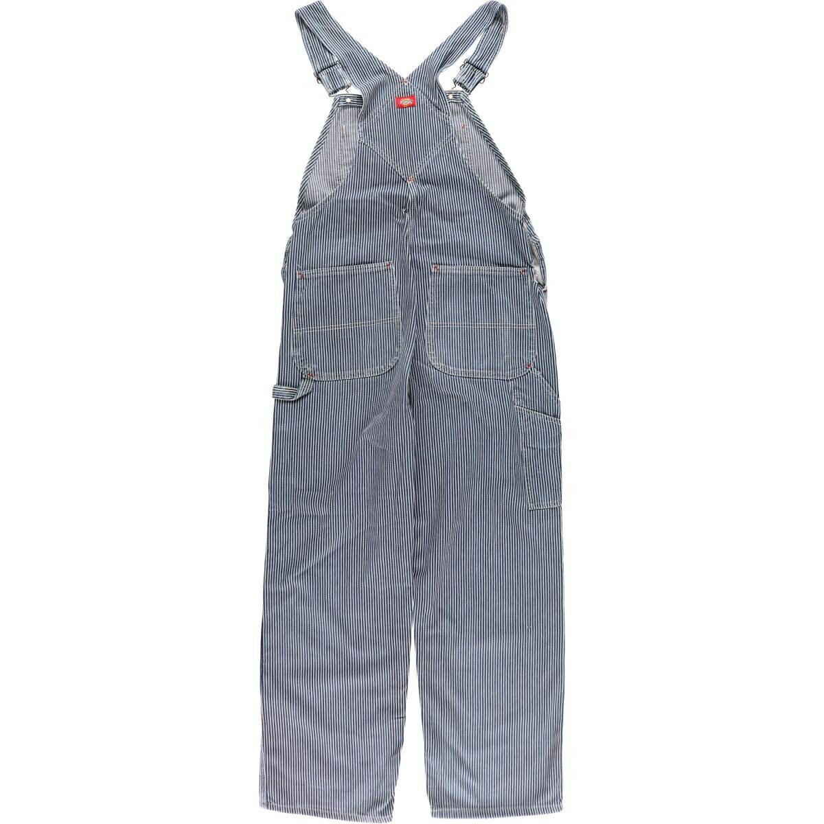 古着 ディッキーズ Dickies ストライプ柄 ヒッコリーストライプ オーバーオール メンズw37相当 /eaa503822 【中古】 【241205】
