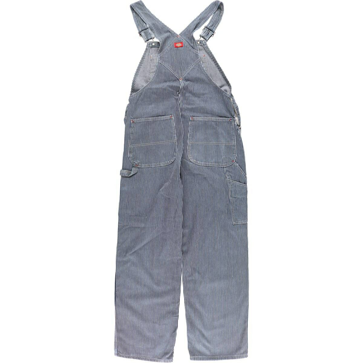 古着 ディッキーズ Dickies ストライプ柄 ヒッコリーストライプ オーバーオール メンズw37相当 /eaa503822 【中古】 【241205】